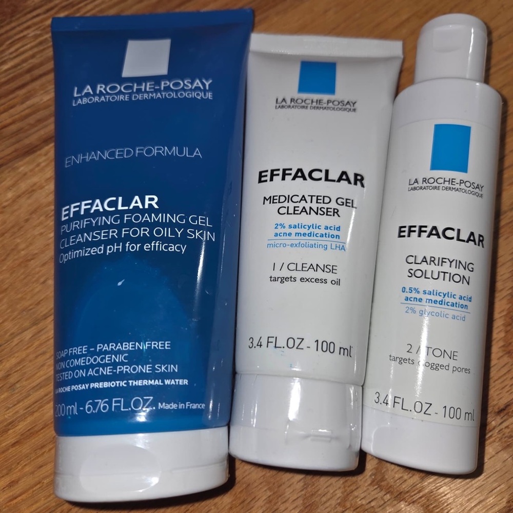 LaRoche Posay Effaclar Face Cleaning Bundle NEW